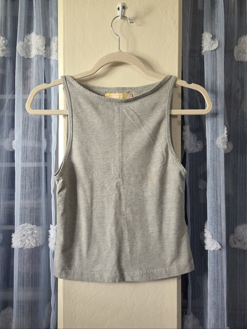 Urban Outfitters Grey Cropped Tank